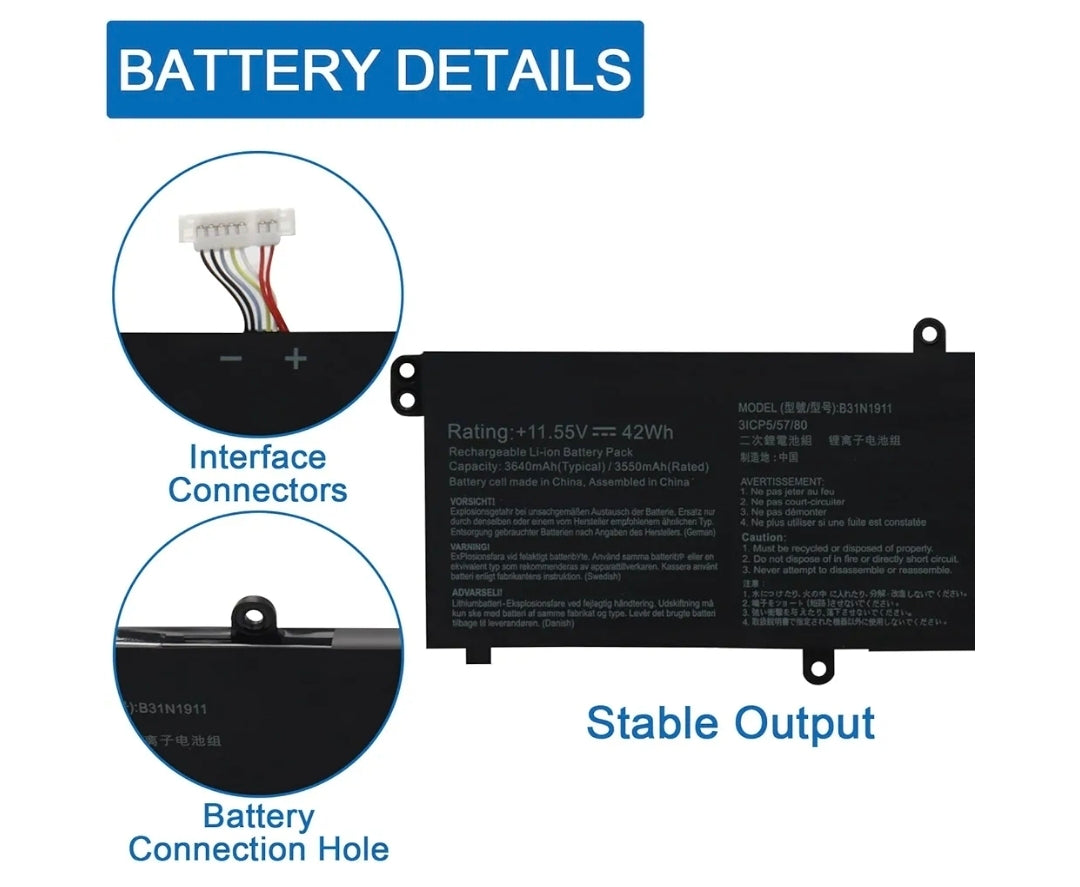 ASUS A413FF - C31N1911 Original Laptop Notebook Battery (1 Yr Warranty)