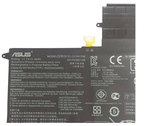 ASUS C21N1706 - C21N1706 Original Laptop Notebook Battery (1 Yr Warranty)