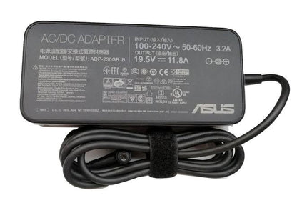 ASUS Laptop Charger 230W 19.5V 11.8A Original Adapter (6.0 mm x 3.7 mm) (1 Yr Warranty) (Power Cord Included)