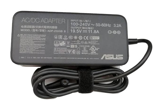 ASUS Laptop Charger 230W 19.5V 11.8A Original Adapter (6.0 mm x 3.7 mm) (1 Yr Warranty) (Power Cord Included)