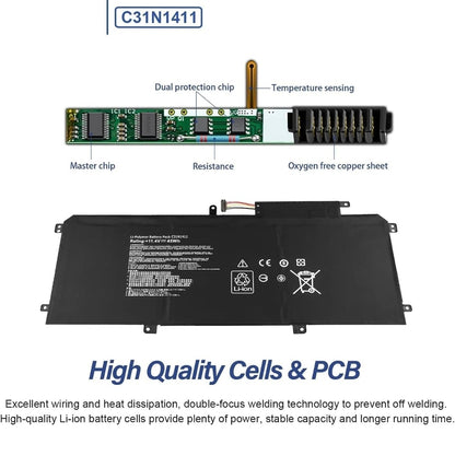 ASUS C31N1411 - C31N1411 Original Laptop Notebook Battery (1 Yr Warranty)