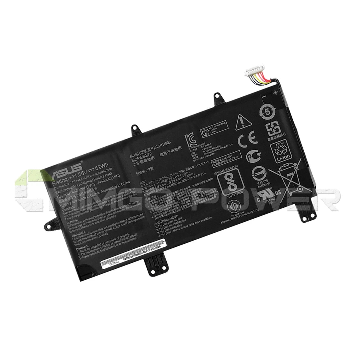 ASUS C31N1803 - C31N1803 Original Laptop Notebook Battery (1 Yr Warranty)