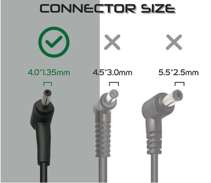 ASUS Laptop Charger 45W 19V 2.37A Original Adapter (1.35 MM) (1 Yr Warranty) (Power Cord Included)