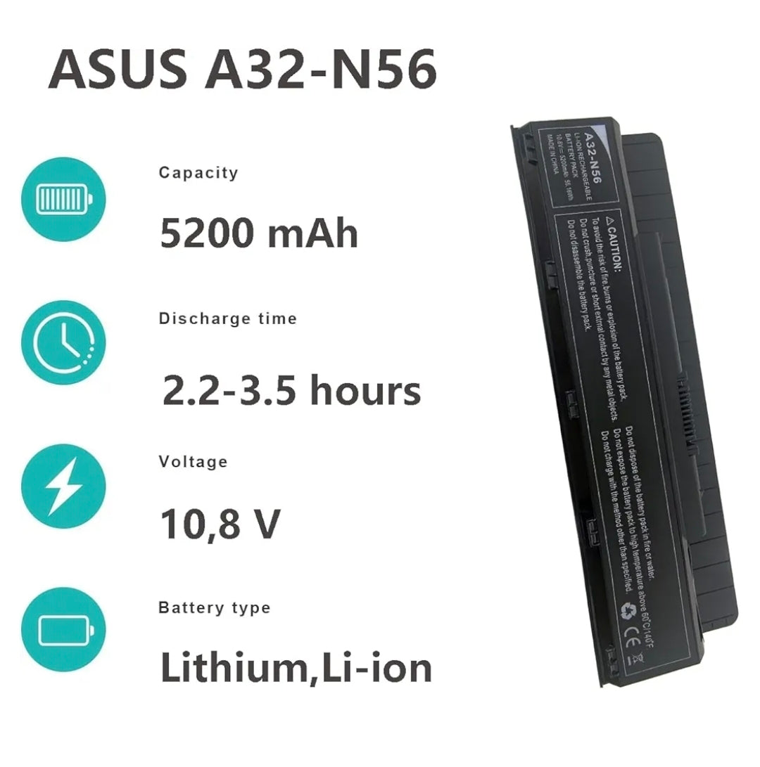 ASUS A31-K56 - A32-N56 Original Laptop Notebook Battery (1 Yr Warranty)