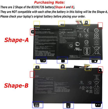 ASUS TUF A17(FA706) - B31N1726 Original Laptop Notebook Battery (1 Yr Warranty)