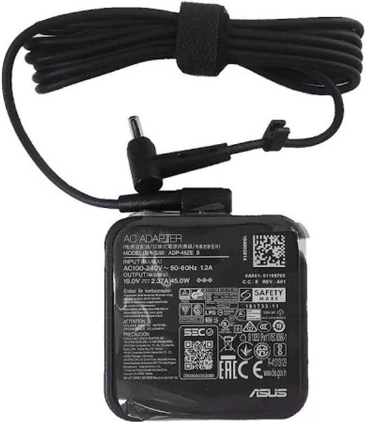 ASUS Laptop Charger 45W 19V 2.37A Original Adapter (1.35 MM) (1 Yr Warranty) (Power Cord Included)