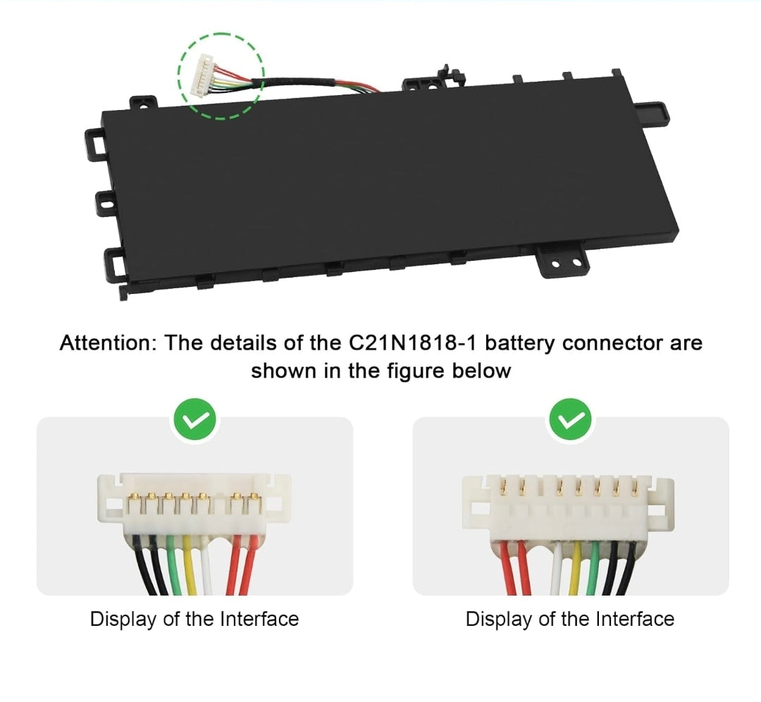 ASUS 14 X409MA - B21N1818 Original Laptop Notebook Battery (1 Yr Warranty)