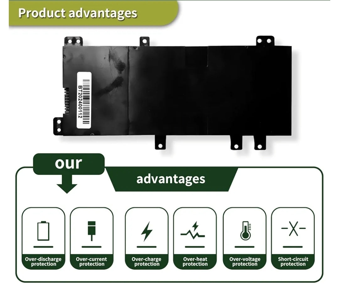 ASUS C21N1434 - C21N1434 Original Laptop Notebook Battery (1 Yr Warranty)