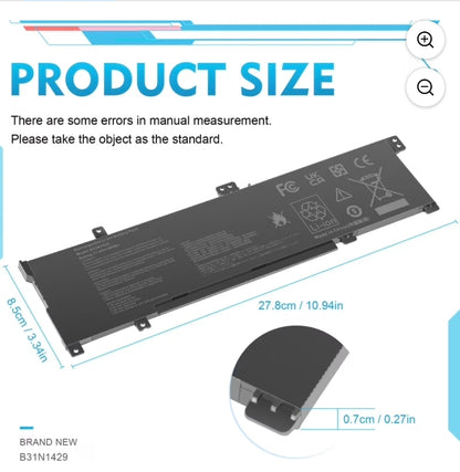ASUS B31N1429 - B31N1429 Original Laptop Notebook Battery (1 Yr Warranty)