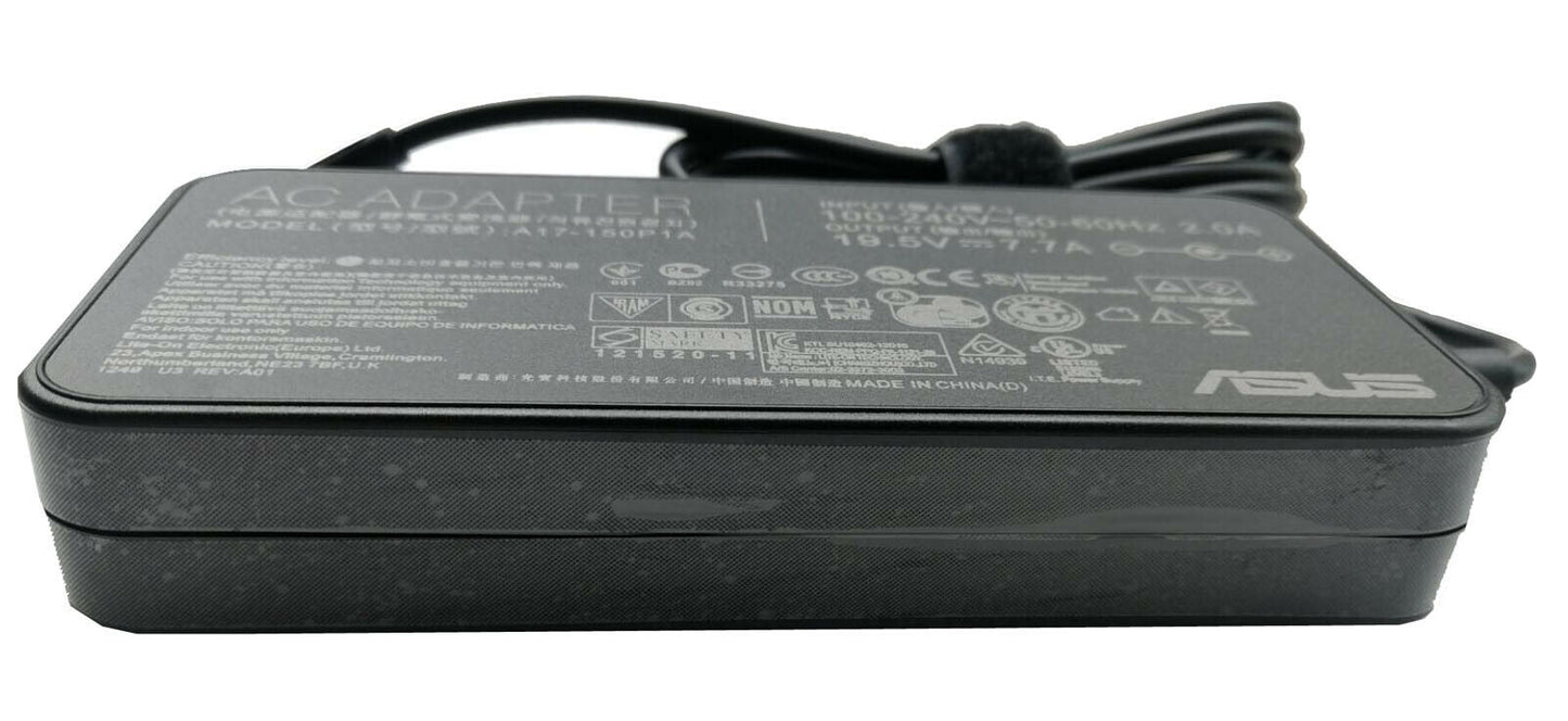 ASUS Laptop Charger 150W 19.5V 7.7A Original Adapter (5.5 mm x 2.5 mm) (1 Yr Warranty) (Power Cord Included)