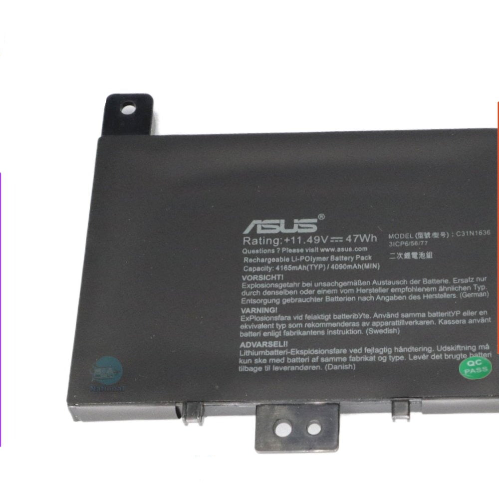 ASUS C31N1636 - C31N1636 Original Laptop Notebook Battery (1 Yr Warranty)