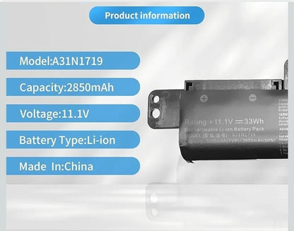 ASUS A31N1719 - A31N1719 Original Laptop Notebook Battery (1 Yr Warranty)