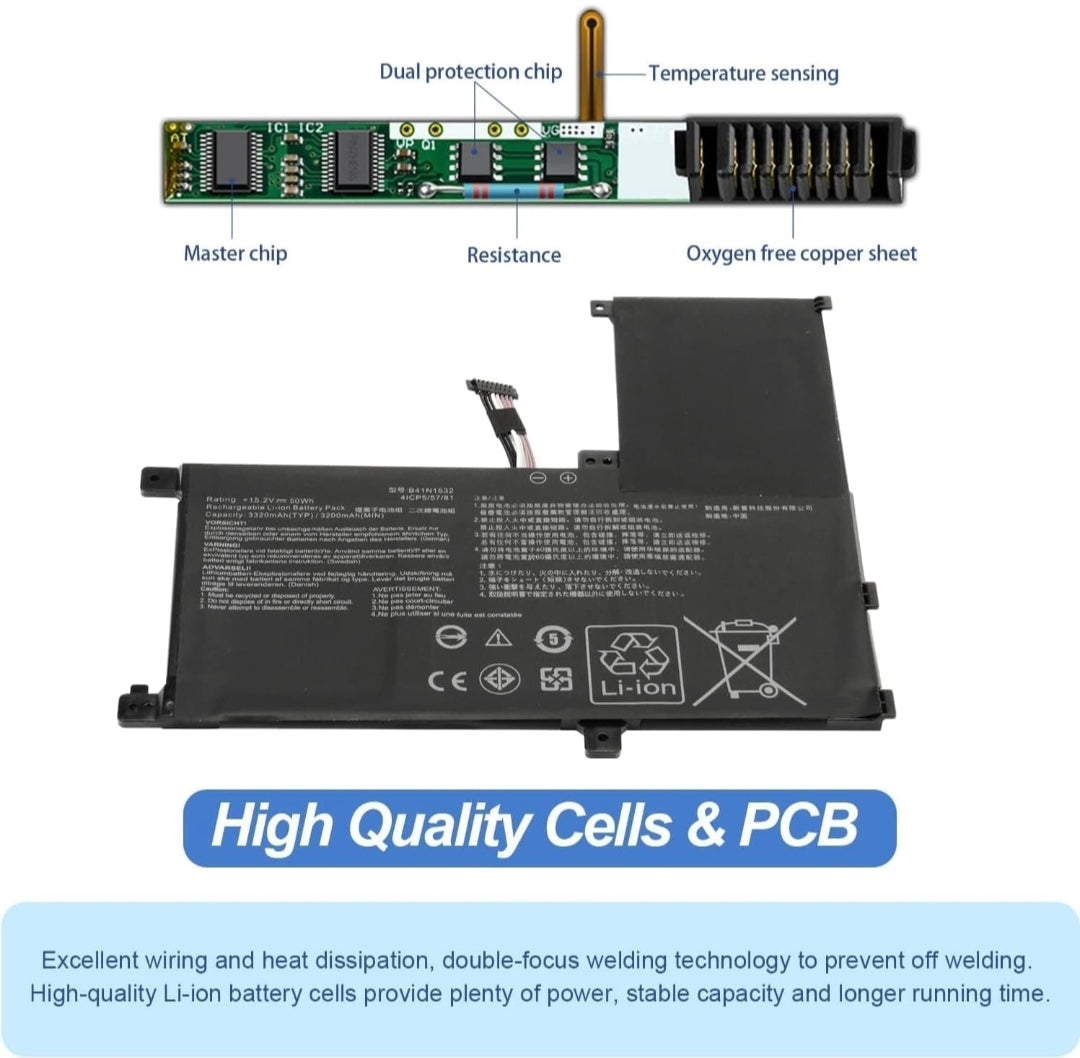 ASUS B41N1532 - B41N1532 Original Laptop Notebook Battery (1 Yr Warranty)