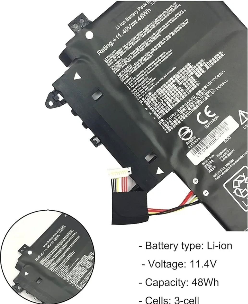 ASUS R515LAB - B31N1345 Original Laptop Notebook Battery (1 Yr Warranty)