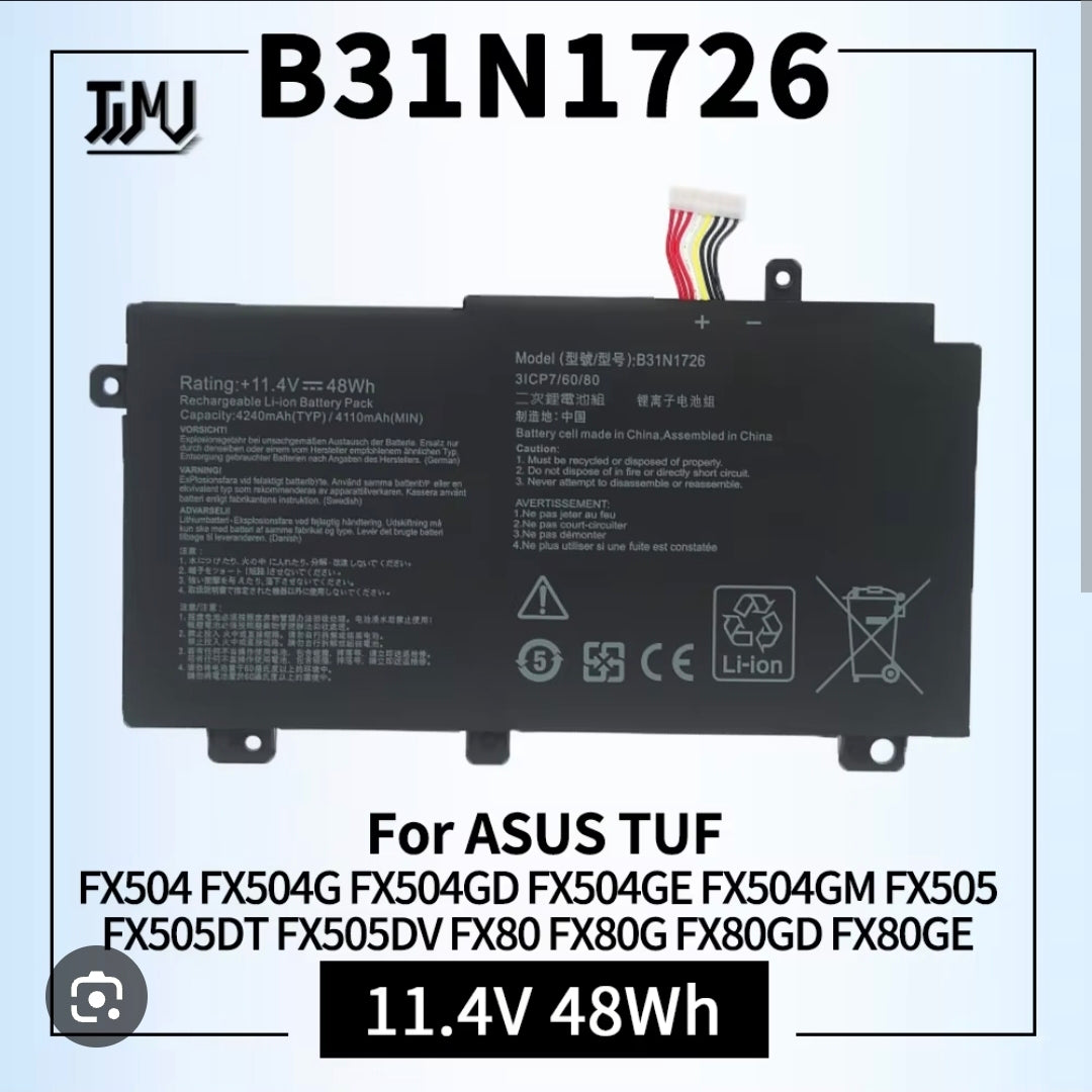 ASUS TUF A17(FA706) - B31N1726 Original Laptop Notebook Battery (1 Yr Warranty)