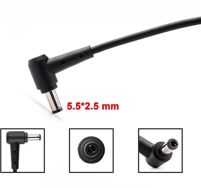 ASUS Laptop Charger 65W 19V 3.42A Original Adapter (5.5 mm x 2.5mm) (1 Yr Warranty) (Power Cord Included)