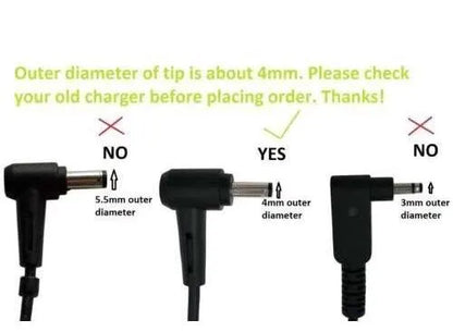 ASUS Laptop Charger 45W 19V 2.37A Original Adapter (1.35 MM) (1 Yr Warranty) (Power Cord Included)