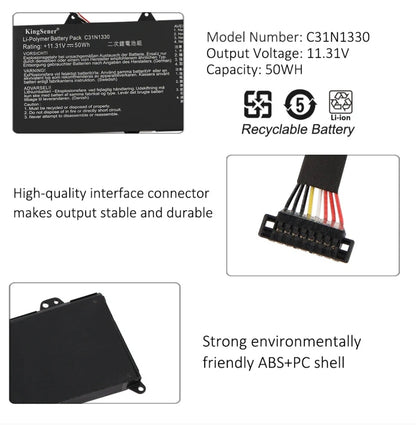 ASUS C31N1330 - C31N1330 Original Laptop Notebook Battery (1 Yr Warranty)