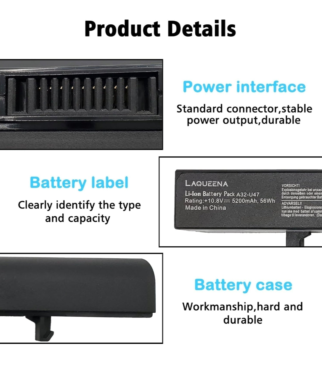 ASUS A42-U47 - A42-U47 Original Laptop Notebook Battery (1 Yr Warranty)