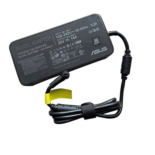 ASUS Laptop Charger 280W 20V 14A Original Adapter (6.0 mm x 3.7 mm) (1 Yr Warranty) (Power Cord Included)
