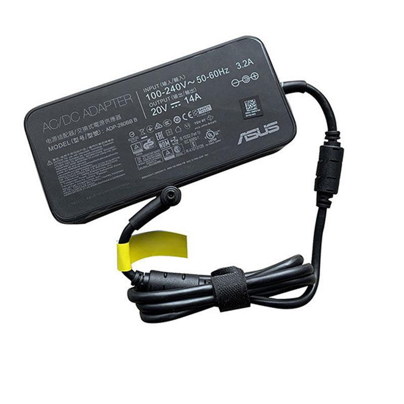 ASUS Laptop Charger 280W 20V 14A Original Adapter (7.4 mm x 5.0 mm) (1 Yr Warranty) (Power Cord Included)