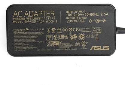 ASUS Laptop Charger 150W 20V 7.5A Original Adapter (6.0 mm x 3.7 mm) (1 Yr Warranty) (Power Cord Included)