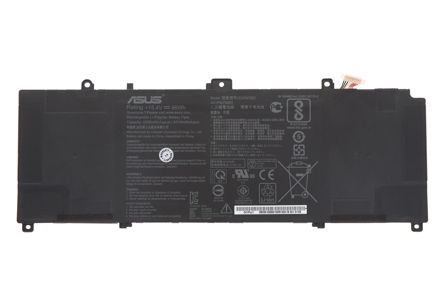ASUS C41N1903 - C41N1903 Original Laptop Notebook Battery (1 Yr Warranty)