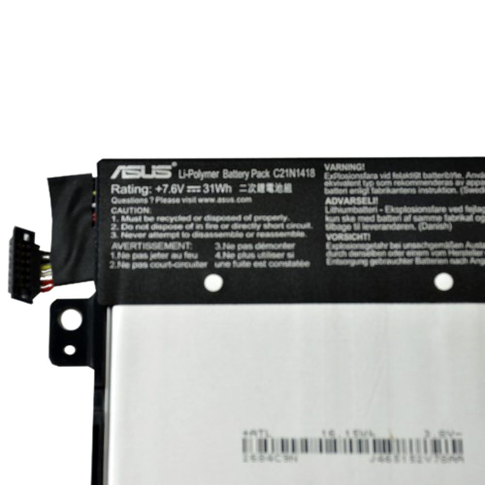 ASUS C21N1418 - C21N1418 Original Laptop Notebook Battery (1 Yr Warranty)