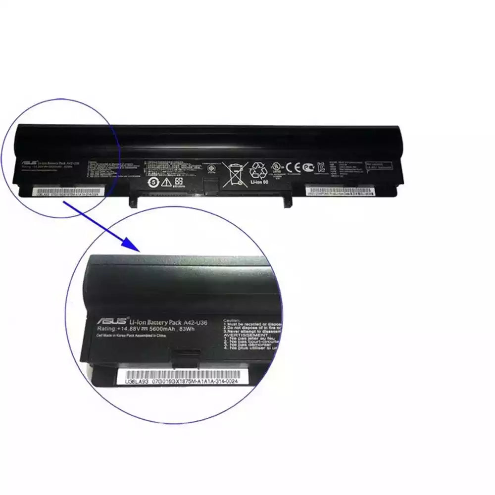 ASUS A42-U36 - A42-U36 Original Laptop Notebook Battery (1 Yr Warranty)