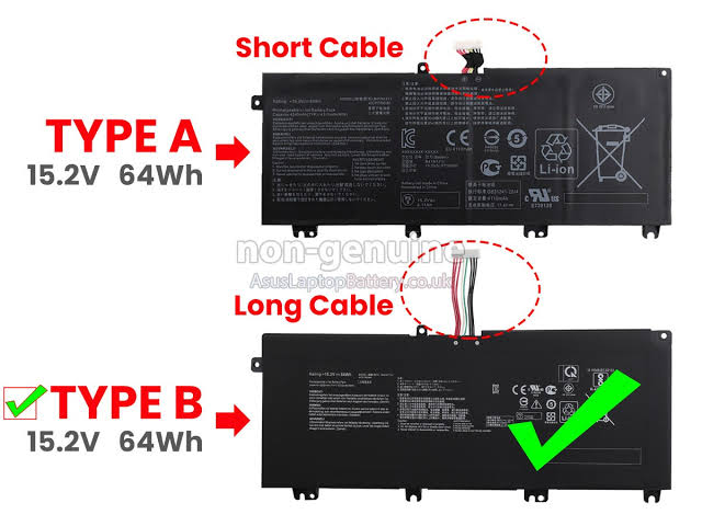ASUS ZX63VD7300 - B41N1711 Original Laptop Notebook Battery (1 Yr Warranty)