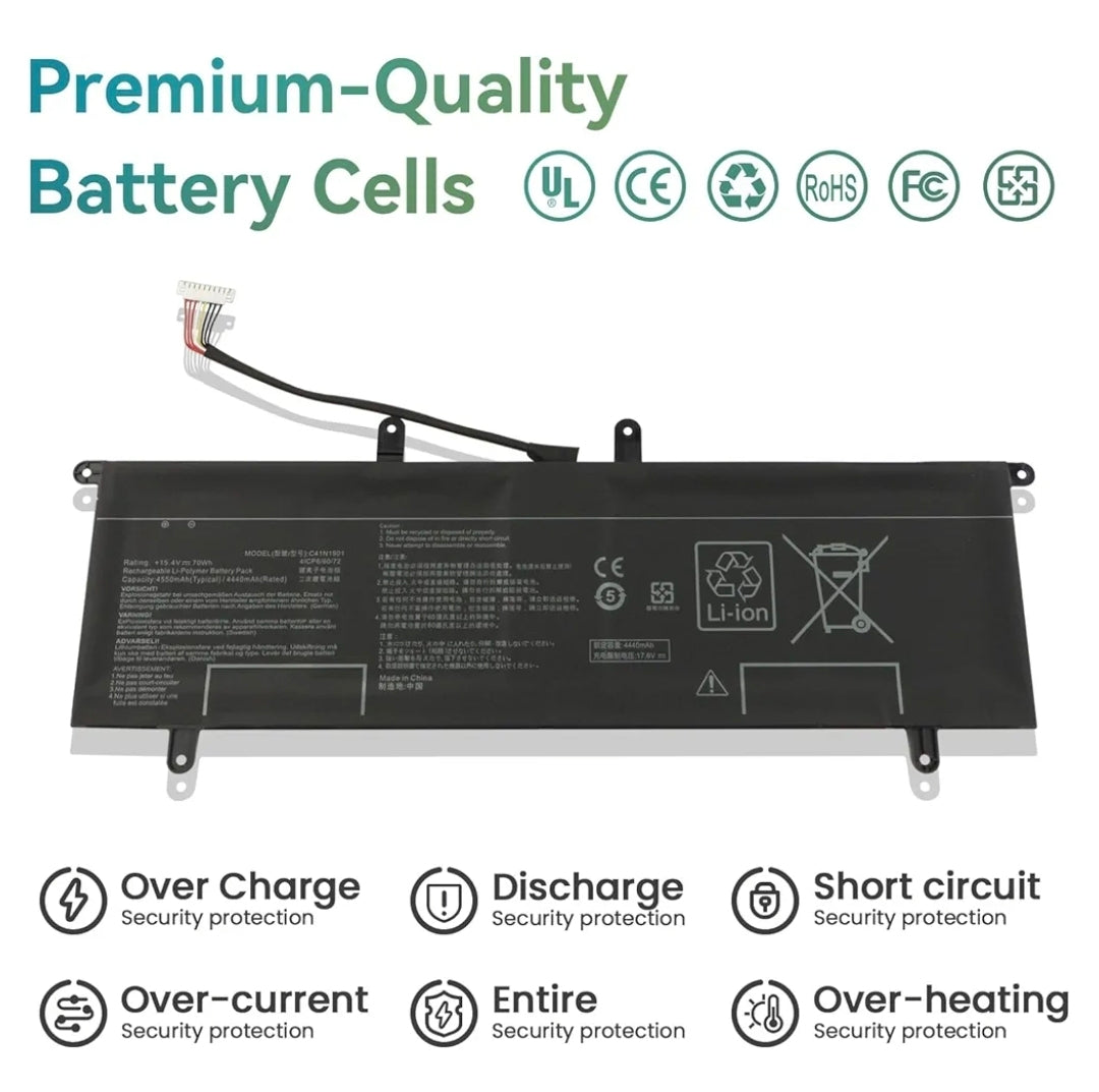 ASUS C41N1901 - C41N1901 Original Laptop Notebook Battery (1 Yr Warranty)
