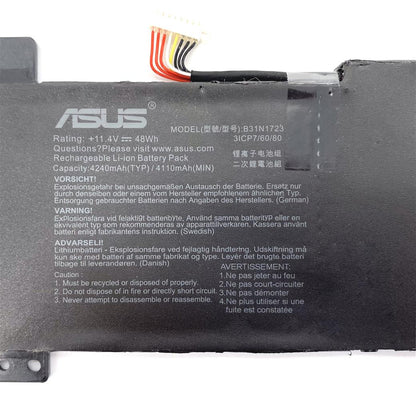 ASUS B31N1723 - B31N1723 Original Laptop Notebook Battery (1 Yr Warranty)