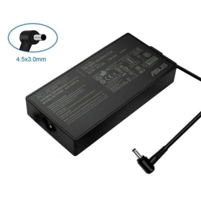 ASUS Laptop Charger 150W 20V 7.5A Original Adapter (4.5 mm x 3.0 mm) (1 Yr Warranty) (Power Cord Included)