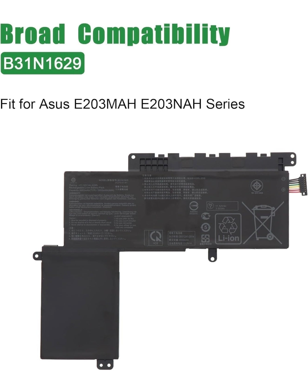 ASUS B31N1629 - B31N1629 Original Laptop Notebook Battery (1 Yr Warranty)