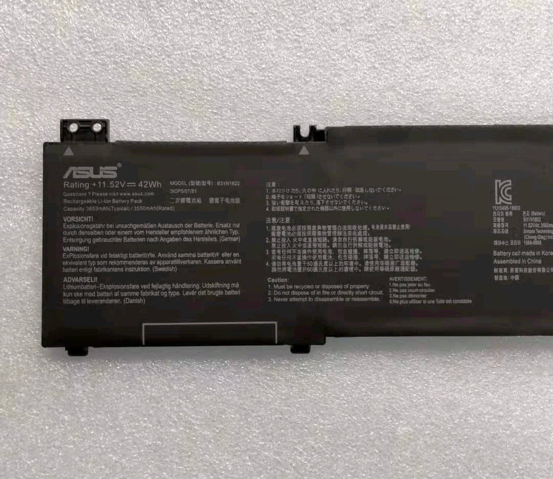 ASUS B31N1822 - B31N1822 Original Laptop Notebook Battery (1 Yr Warranty)