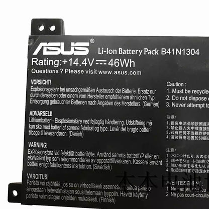ASUS B41N1304 - B41N1304 Original Laptop Notebook Battery (1 Yr Warranty)
