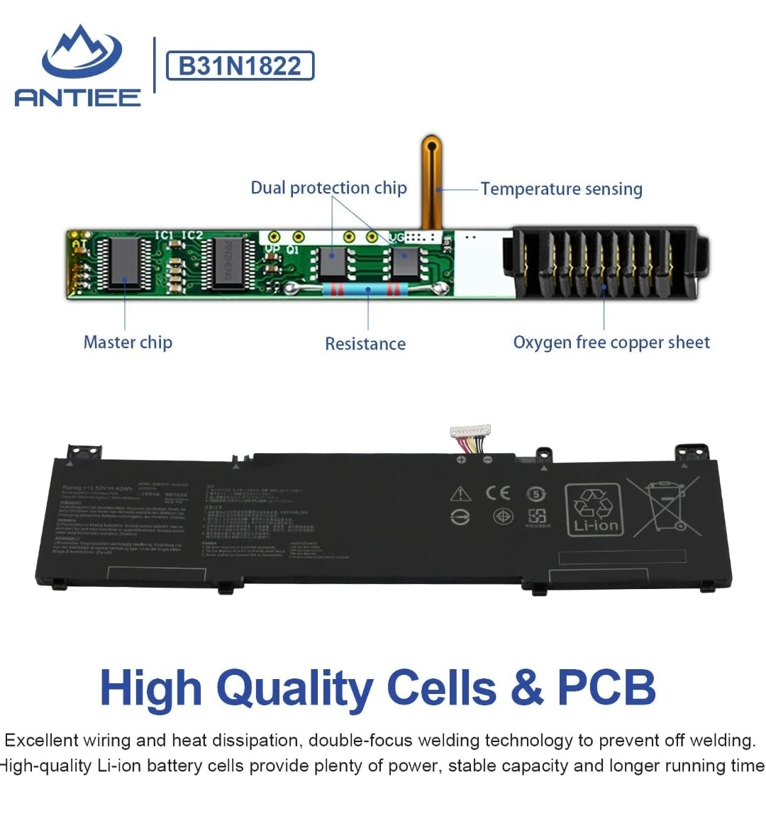 ASUS B31N1822 - B31N1822 Original Laptop Notebook Battery (1 Yr Warranty)