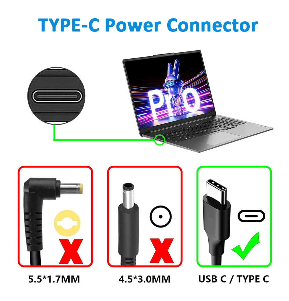 ASUS Laptop Charger 48W 20V 2.4A Original Adapter Type-C (1 Yr Warranty)