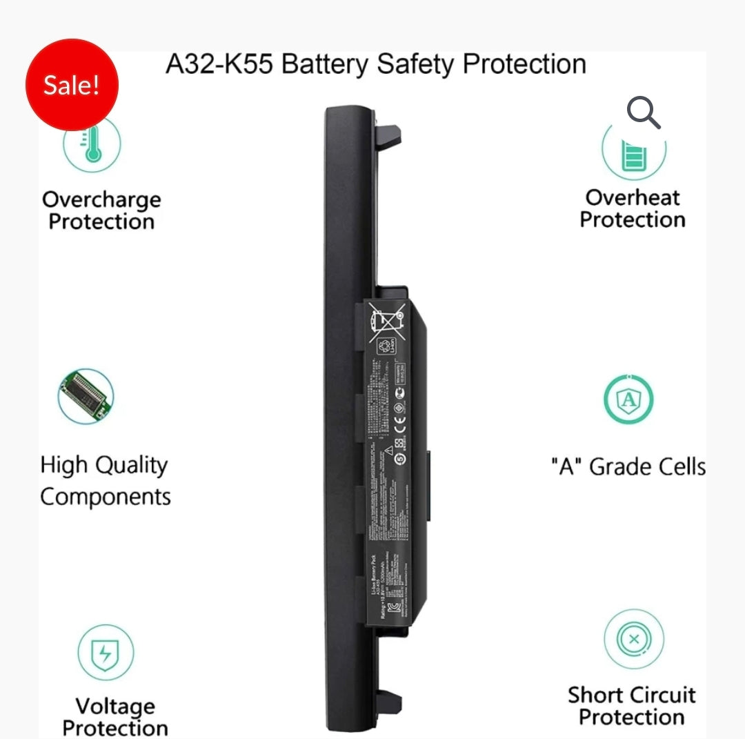 ASUS A42-K55 - A32-K55 Original Laptop Notebook Battery (1 Yr Warranty)