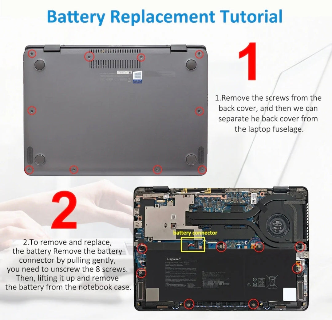 ASUS C31N1714 - C31N1714 Original Laptop Notebook Battery (1 Yr Warranty)