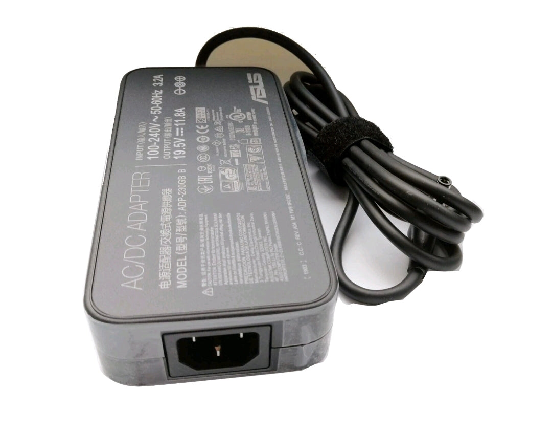 ASUS Laptop Charger 230W 19.5V 11.8A Original Adapter (6.0 mm x 3.7 mm) (1 Yr Warranty) (Power Cord Included)