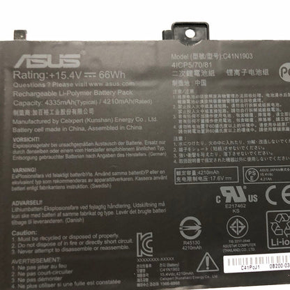 ASUS C41N1903 - C41N1903 Original Laptop Notebook Battery (1 Yr Warranty)
