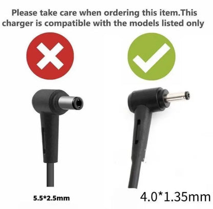 ASUS Laptop Charger 45W 19V 2.37A Original Adapter (1.35 MM) (1 Yr Warranty) (Power Cord Included)