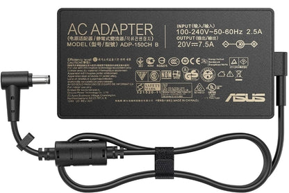 ASUS Laptop Charger 150W 20V 7.5A Original Adapter (4.5 mm x 3.0 mm) (1 Yr Warranty) (Power Cord Included)