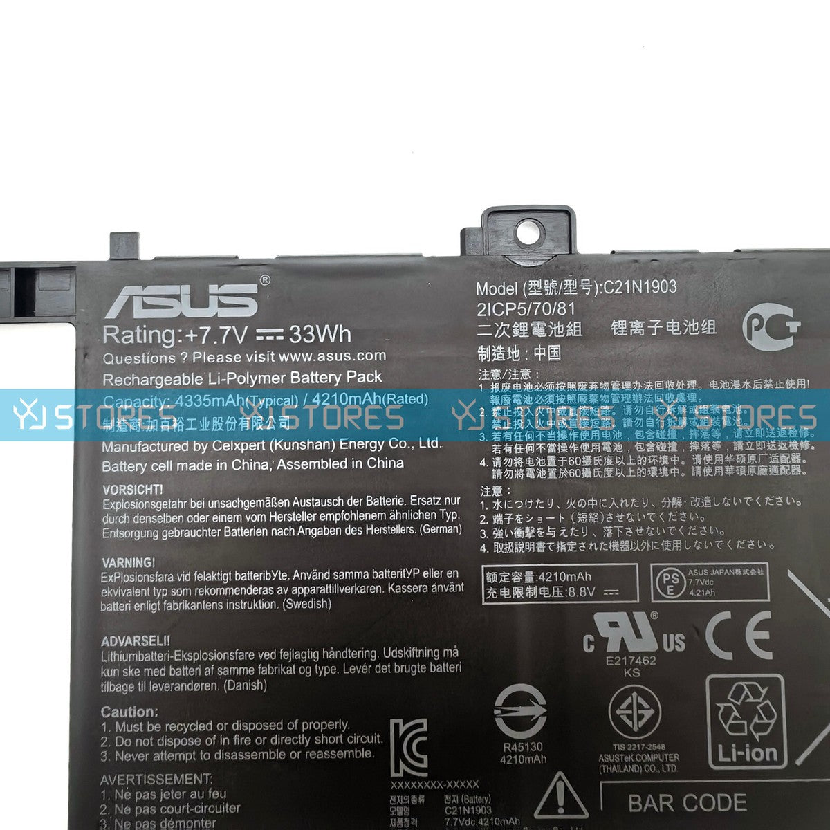 ASUS C21N1903 - C21N1903 Original Laptop Notebook Battery (1 Yr Warranty)