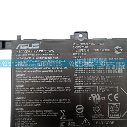 ASUS C21N1903 - C21N1903 Original Laptop Notebook Battery (1 Yr Warranty)