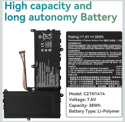 ASUS C21N1414 - C21N1414 Original Laptop Notebook Battery (1 Yr Warranty)