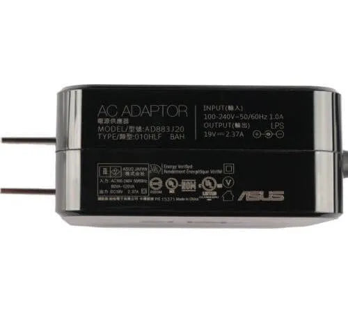 ASUS Laptop Charger 45W 19V 2.37A Original Adapter (1.35 MM) (1 Yr Warranty) (Power Cord Included)